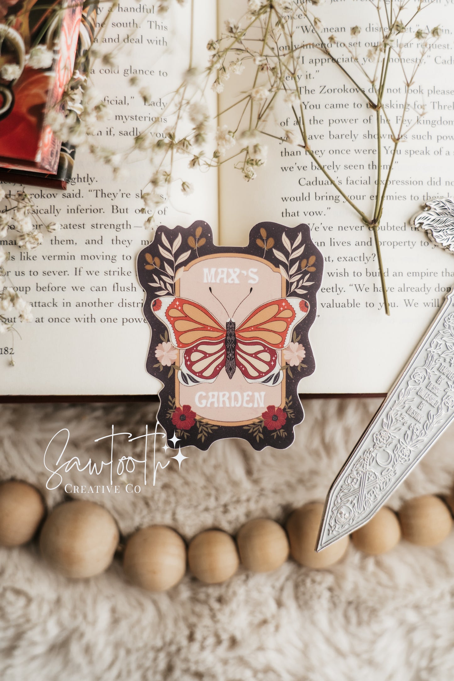 Max’s Garden Sticker | The War of Lost Hearts | Daughter of No Worlds | Tisaanah | Maxantarius | Carissa Broadbent | Kindle Stickers