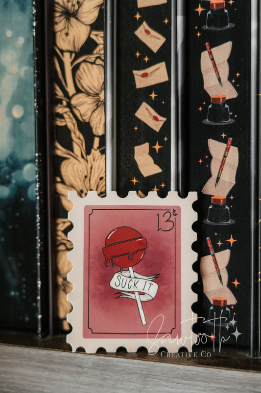 Sucker Stamp Sticker