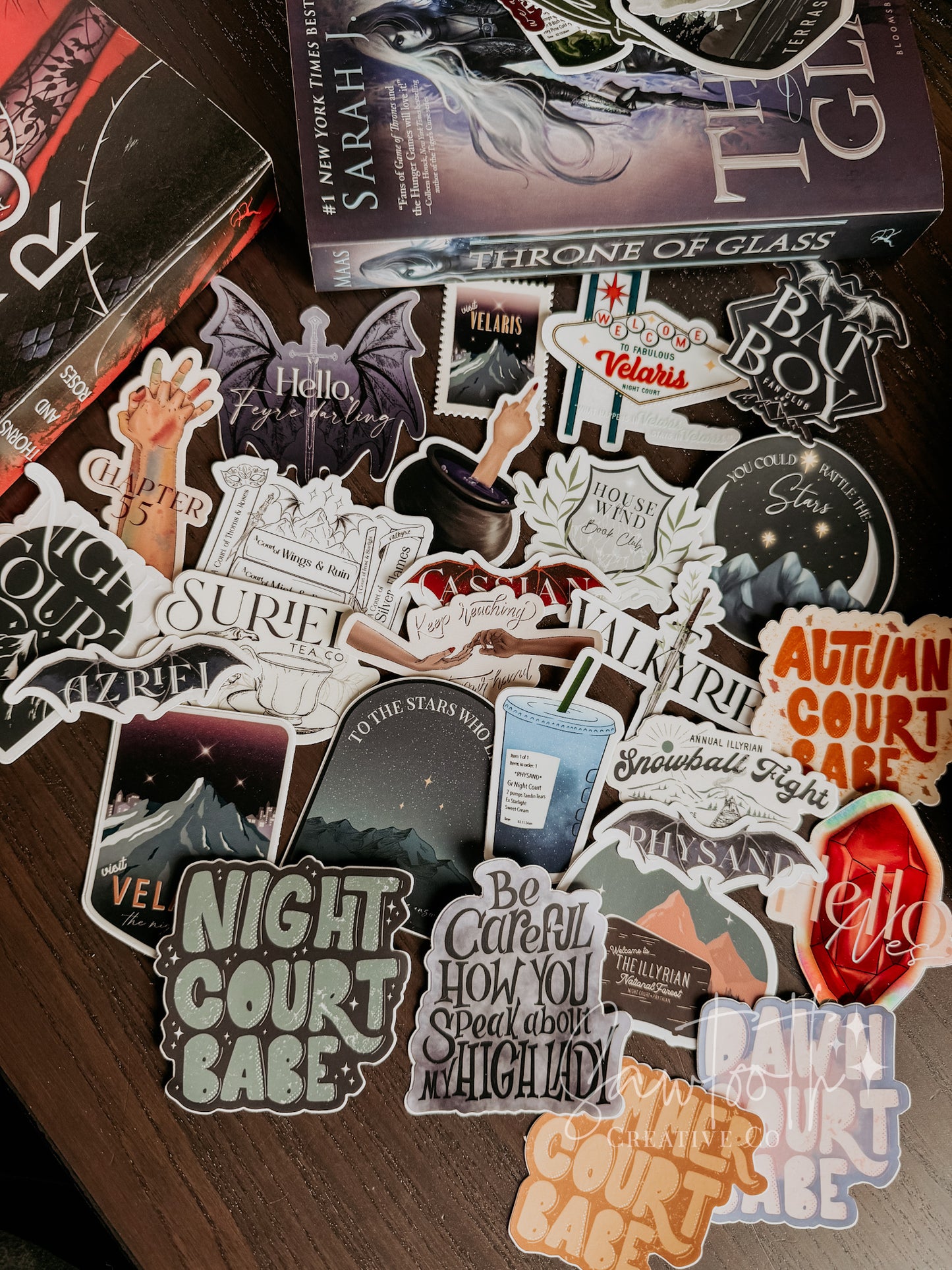 Sarah J Maas Sticker bundles!