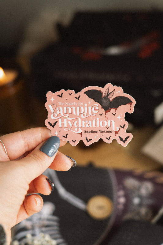 The Society for Vampire Hydration Sticker