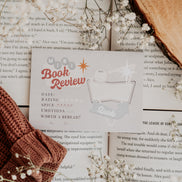 Mini Book Review Sticky Notes - Retro