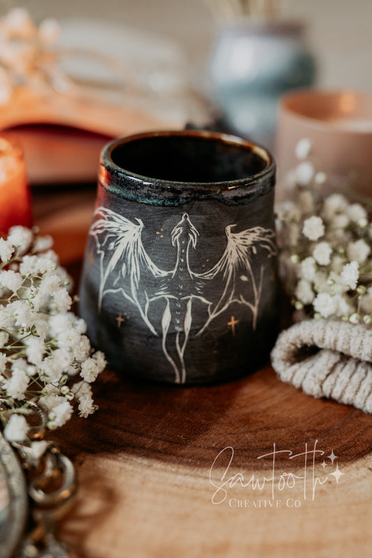 24k Gold Dragon Mug - Large