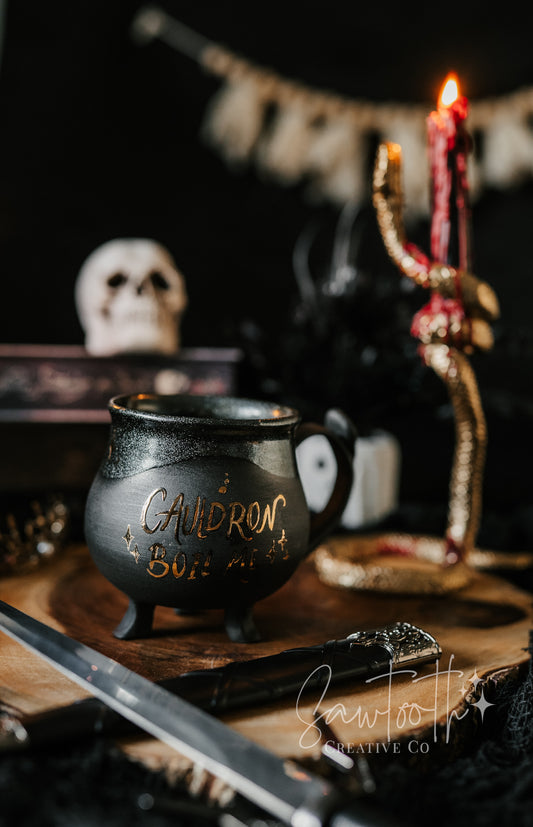 24k Gold Cauldron Mug - Medium