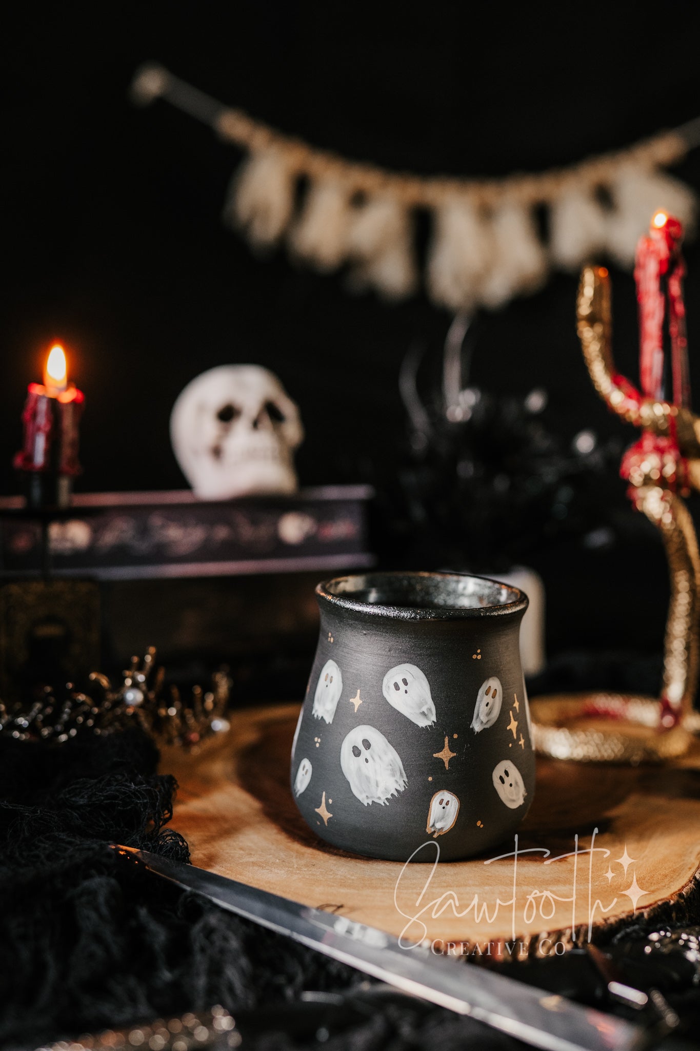 24k Gold Ghost Mug - Large