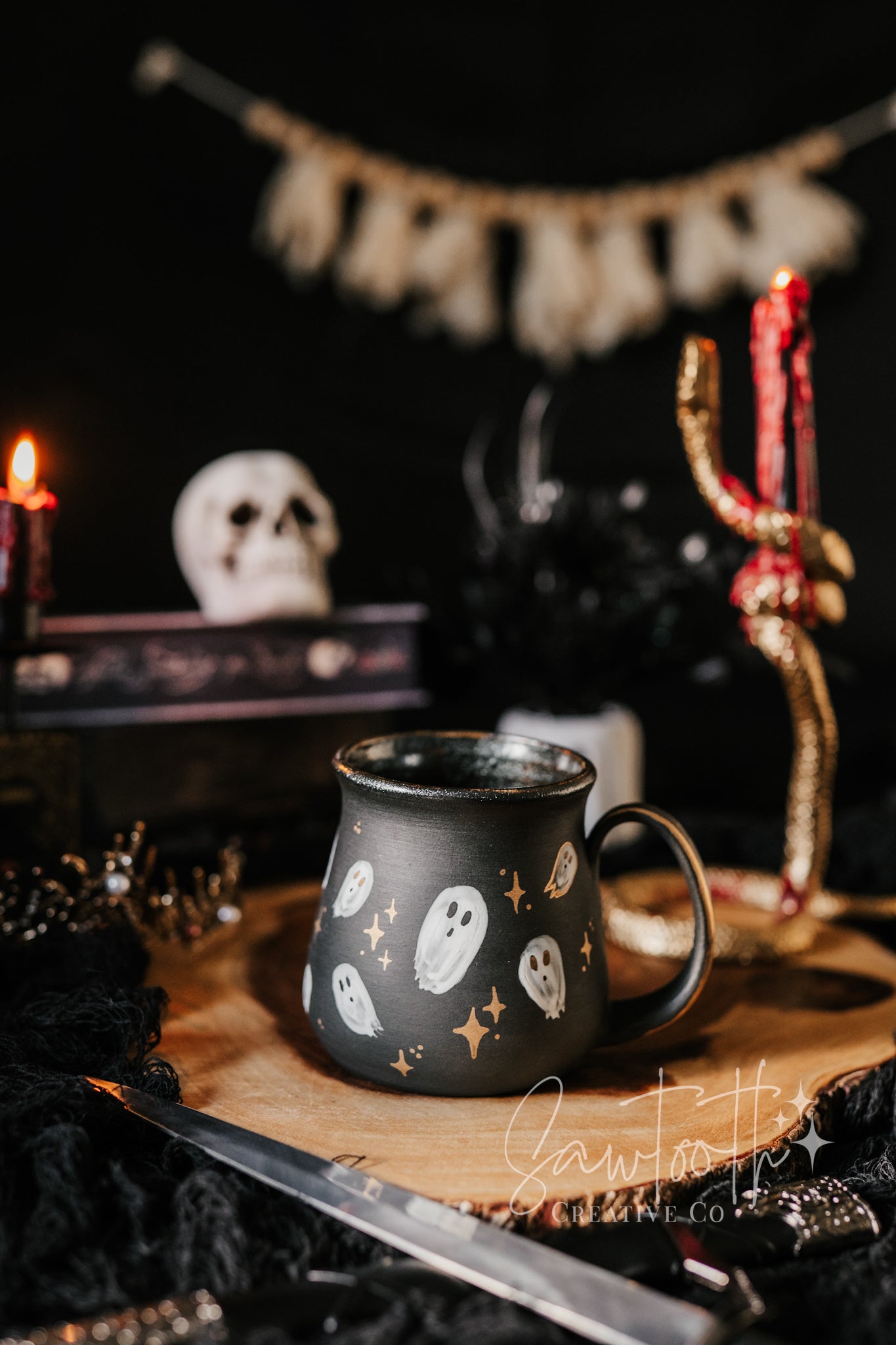24k Gold Ghost Mug - Large