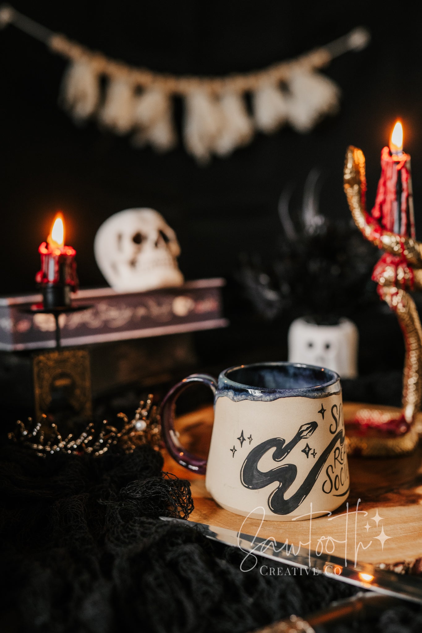 Spooky Readers Society Snake Mug - Large