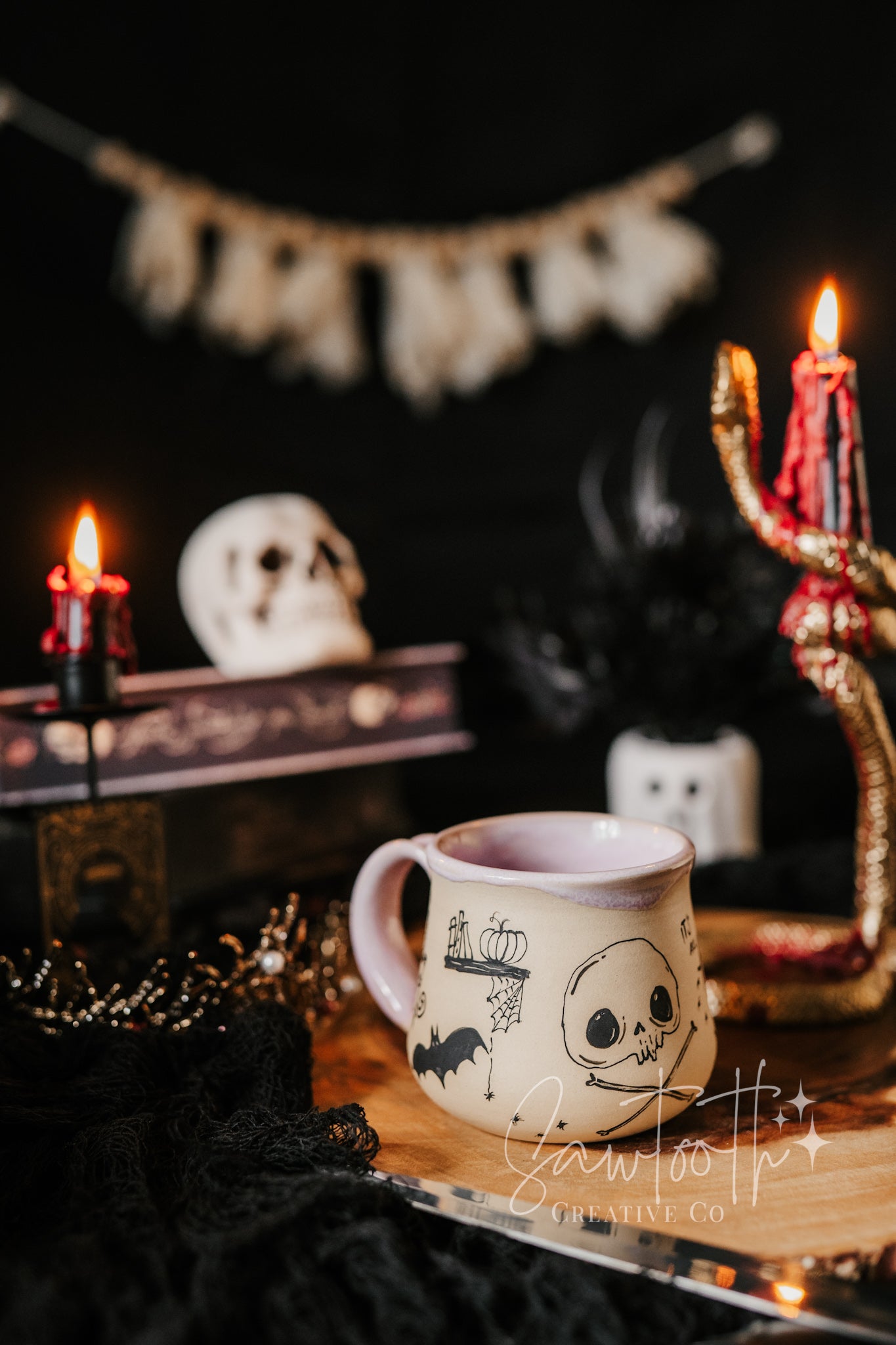 Hocus Pocus Pink Mug - Medium