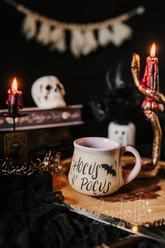Hocus Pocus Pink Mug - Medium