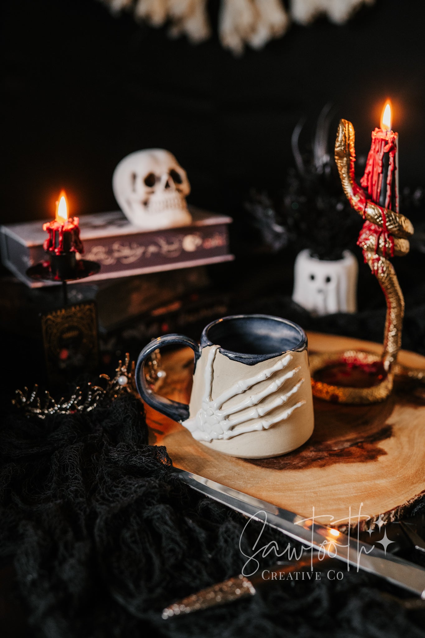 The Haunted Literary Society Skelton Mug - Large