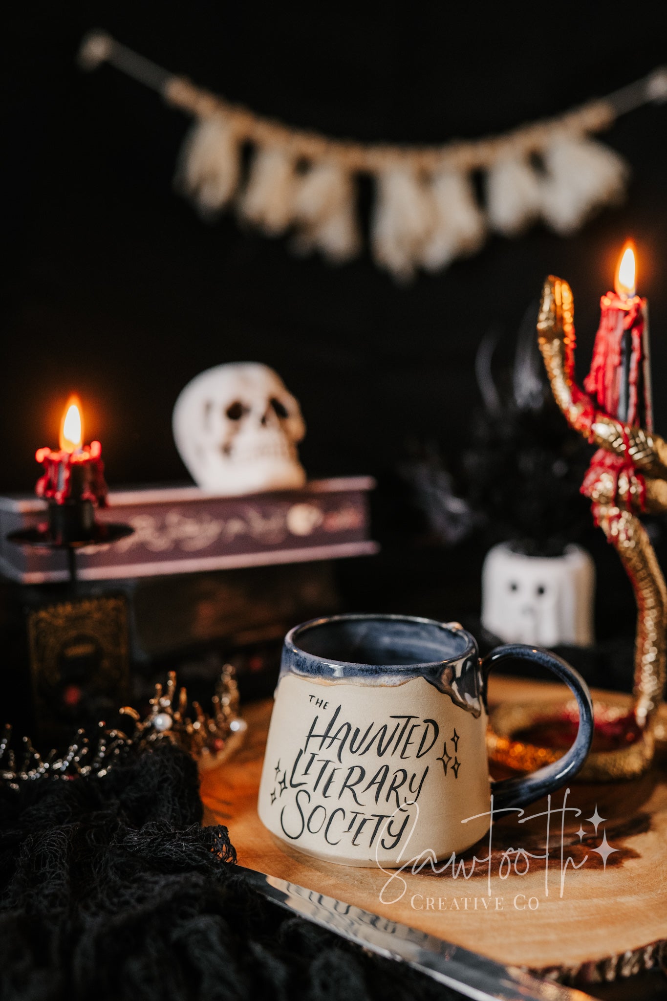 The Haunted Literary Society Skelton Mug - Large