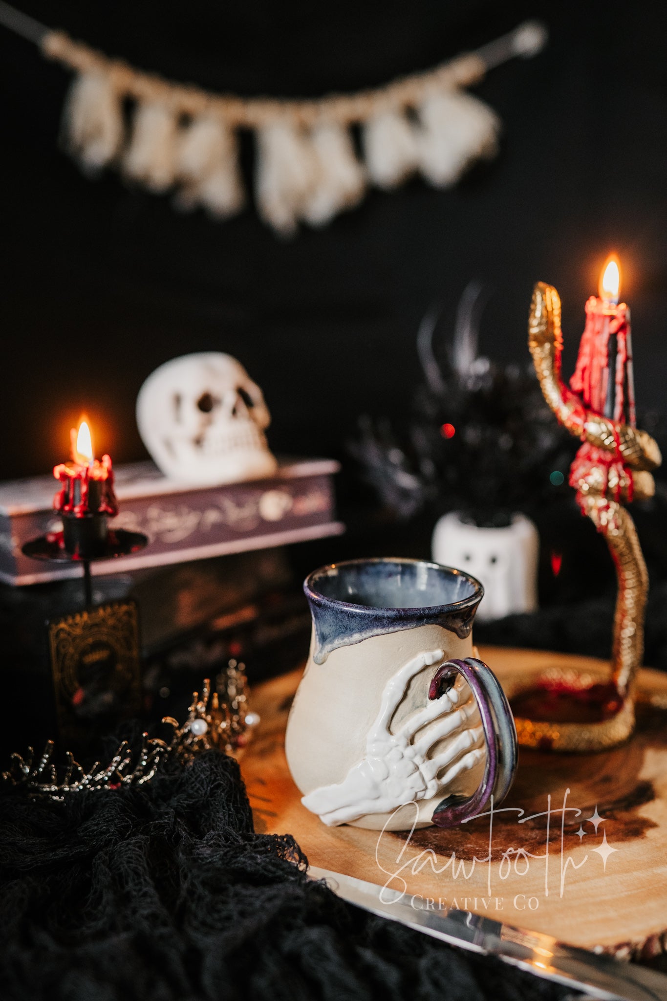 The Haunted Literary Society Skeleton Mug - Large