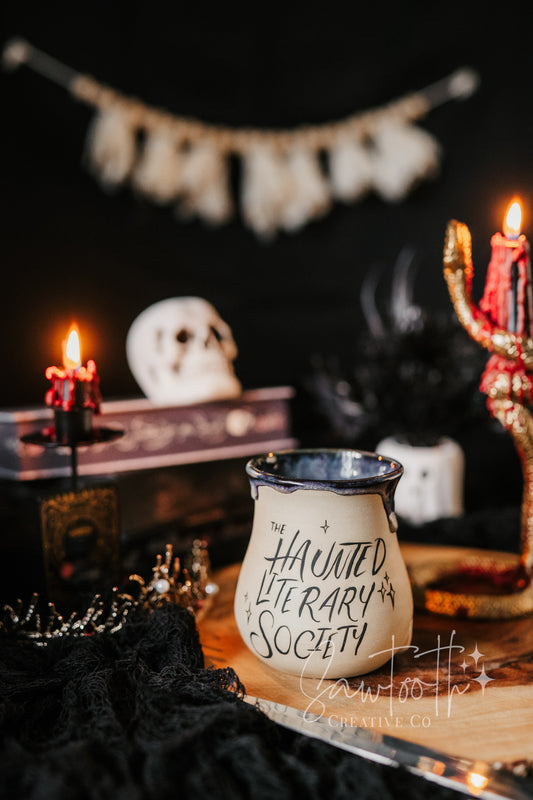 The Haunted Literary Society Skeleton Mug - Large
