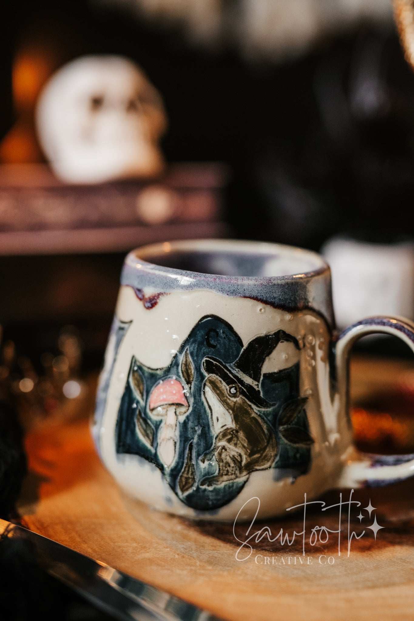 **Scratch & Dent** Spooky Painting Mug - Large