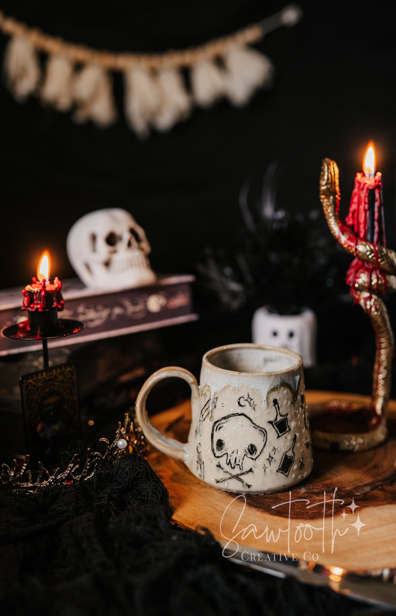 **Scratch & Dent** Cauldron Boil Me Painted Mug - Large