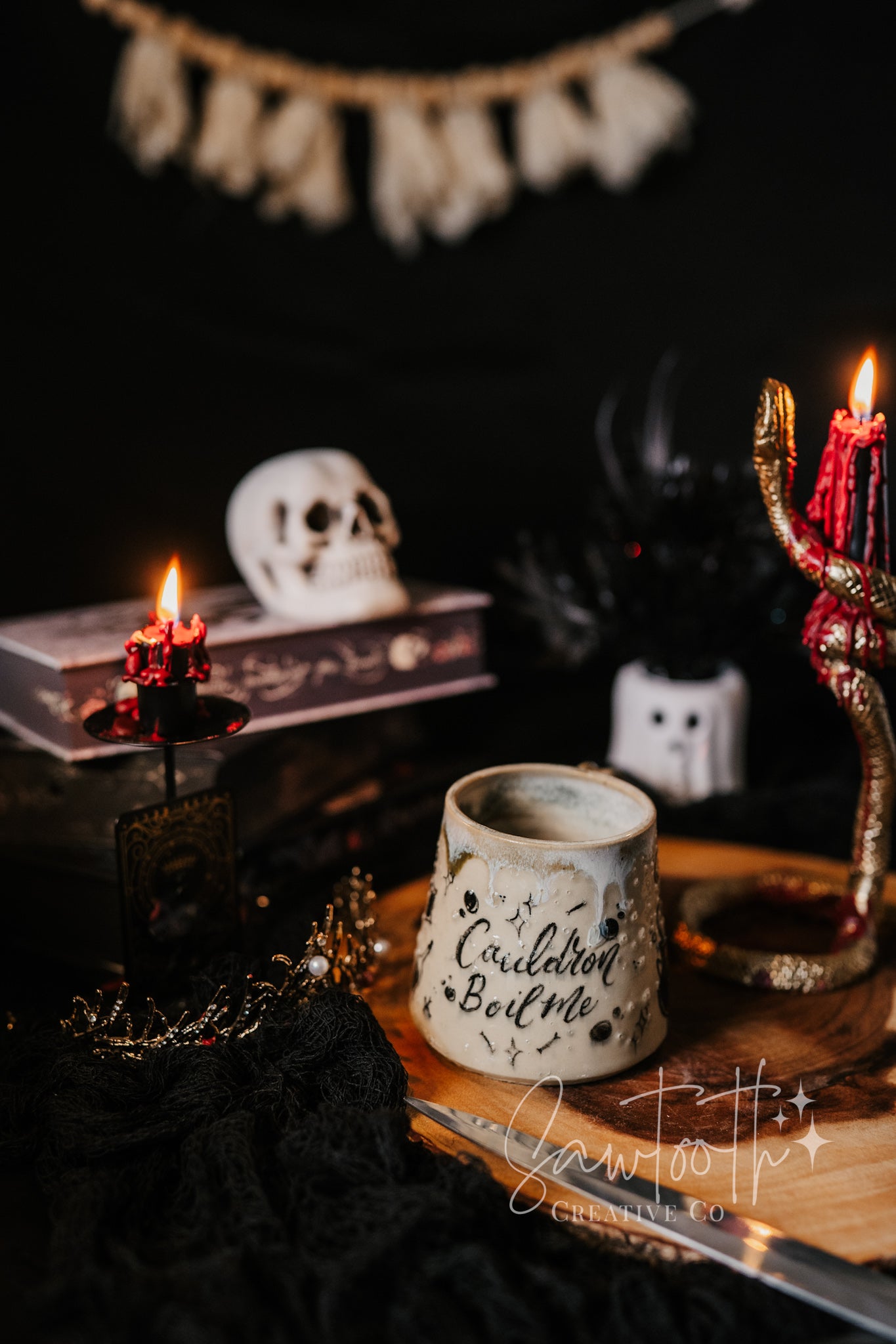 **Scratch & Dent** Cauldron Boil Me Painted Mug - Large