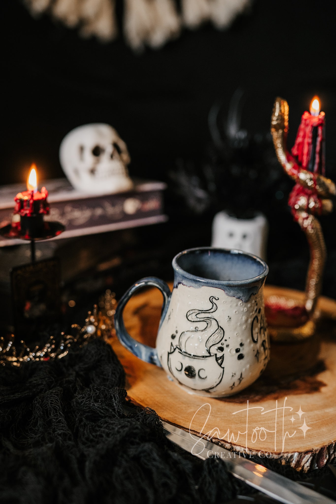 **Scratch & Dent** Cauldron Boil Me Painted Mug - Large