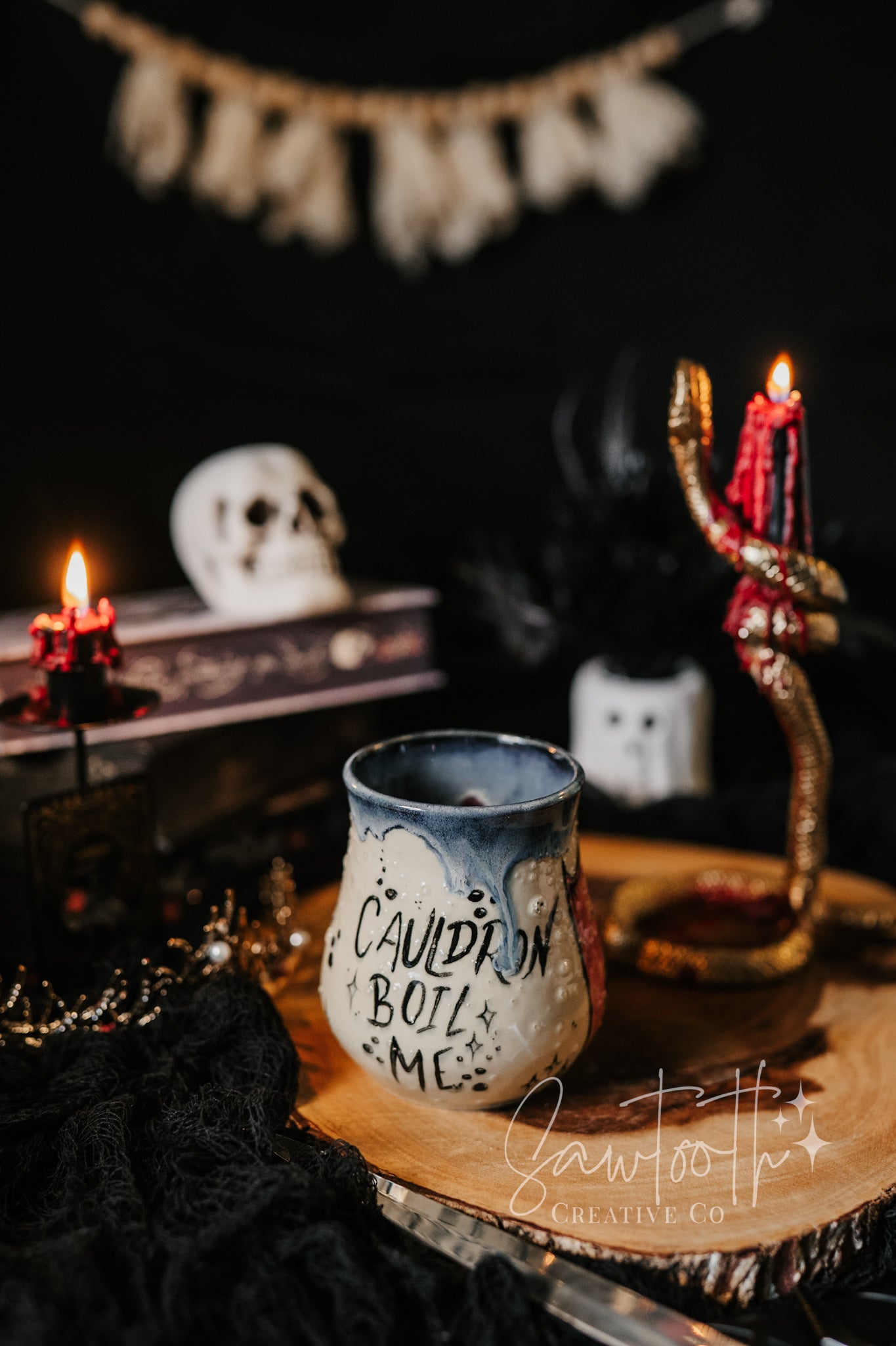 **Scratch & Dent** Cauldron Boil Me Painted Mug - Large