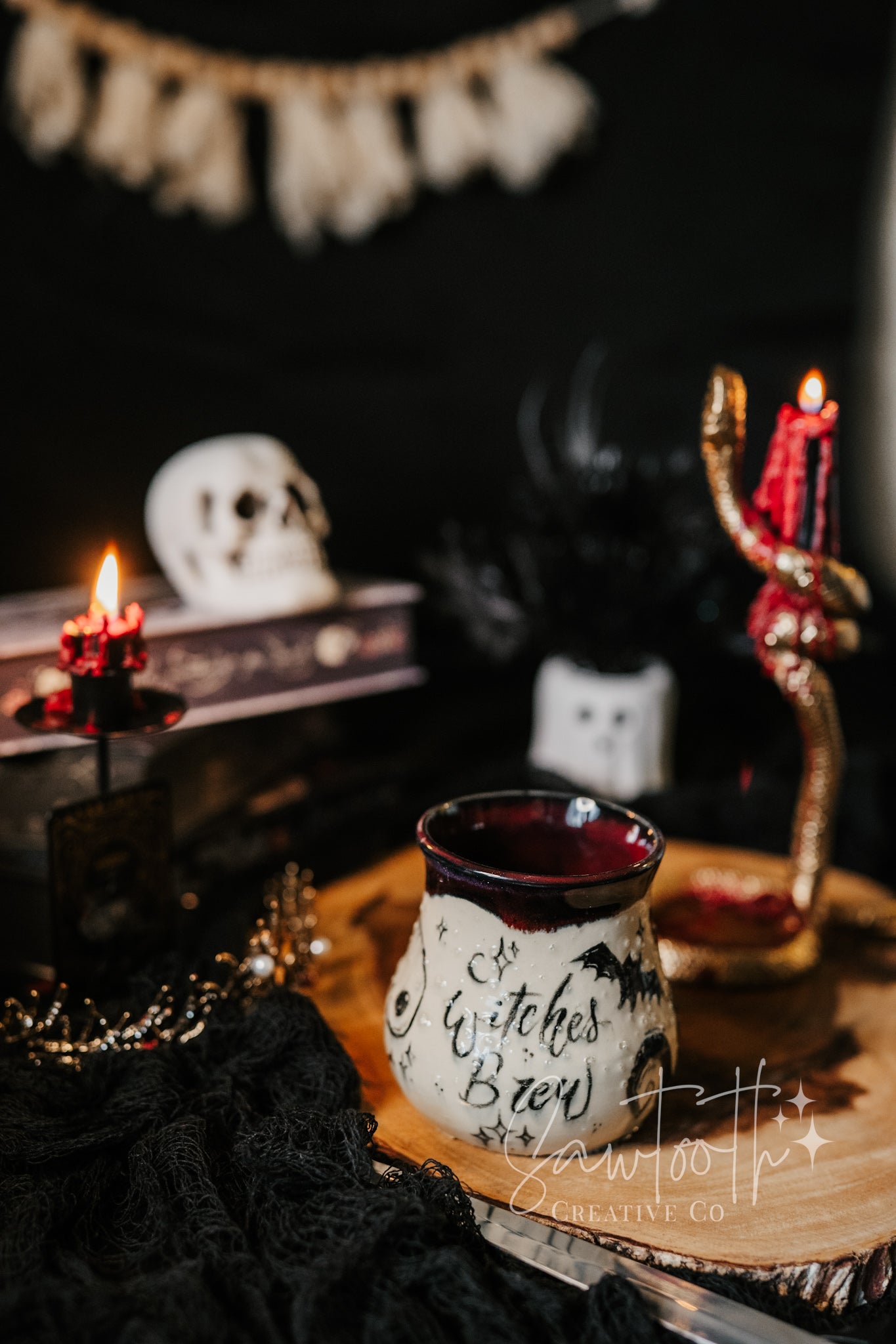 **Scratch & Dent** Witches Brew Painted Mug - Large