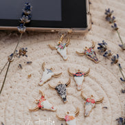 Western Bull Head Kindle Charm | Phone Charm