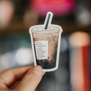 Dragon Rider Coffee Sticker