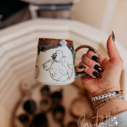 Witch Chicken/Vampire Goose Mug - Medium