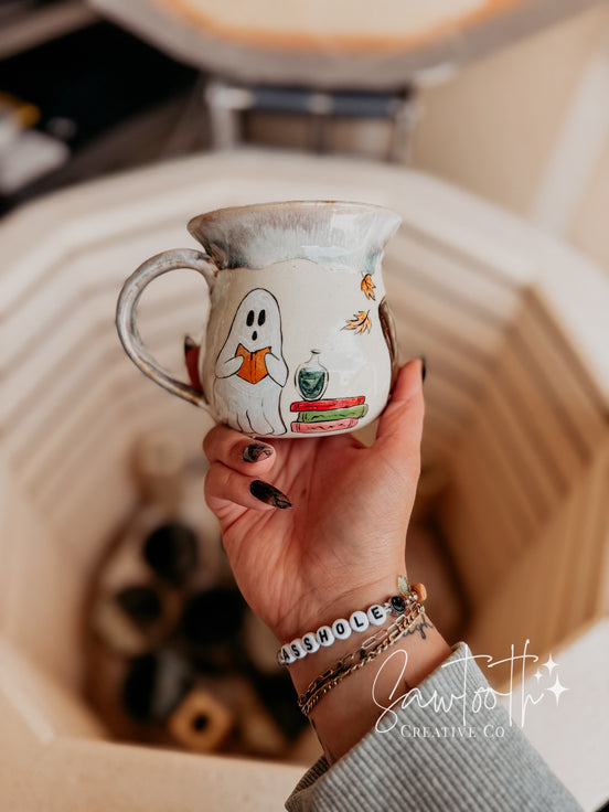 Spooky Reader Mug - Medium