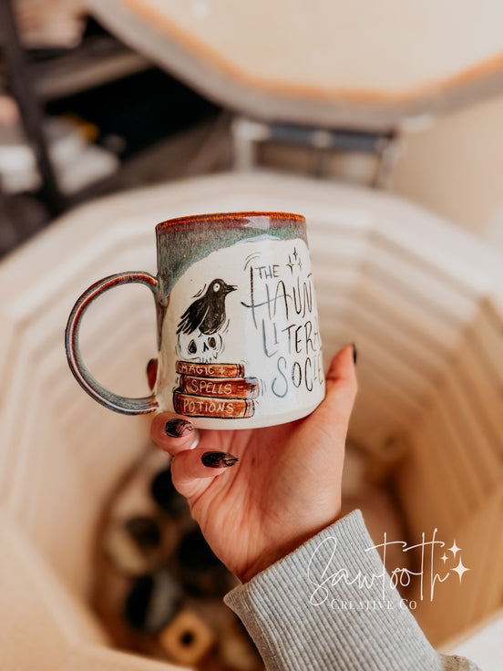 Haunted Literary Society Mug - Medium