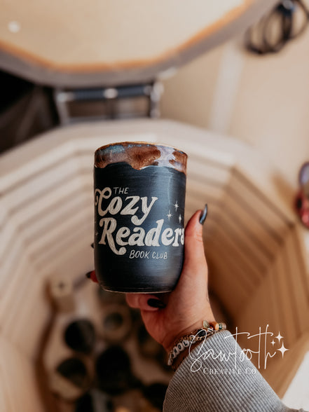 Cozy Reader Book Club Sipper - Large