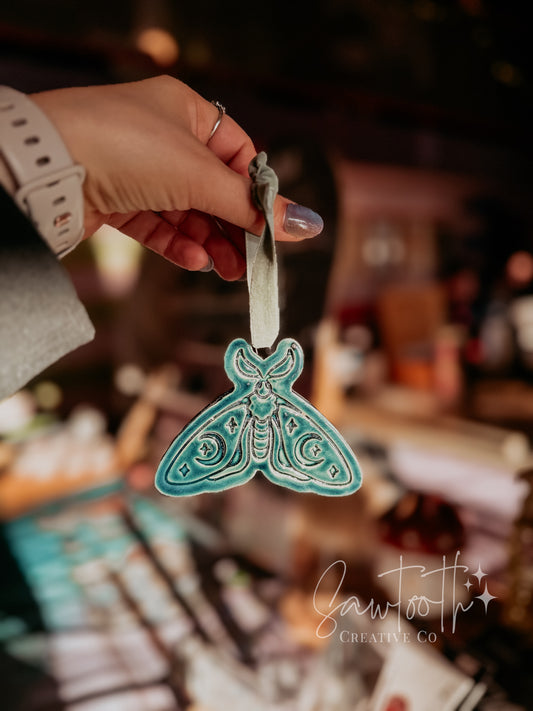 Ceramic Moth Ornament