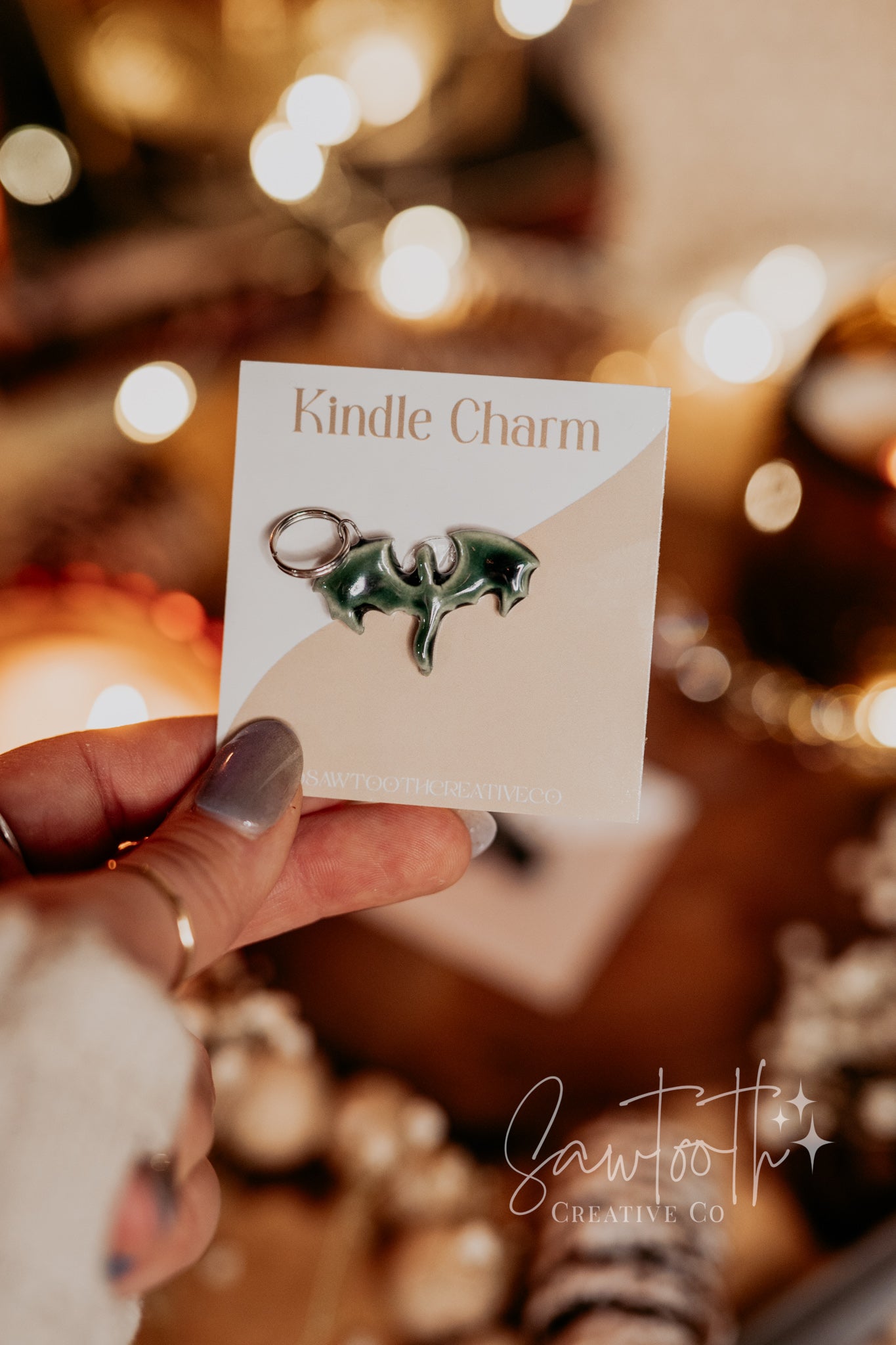 Ceramic Dragon Kindle Charm