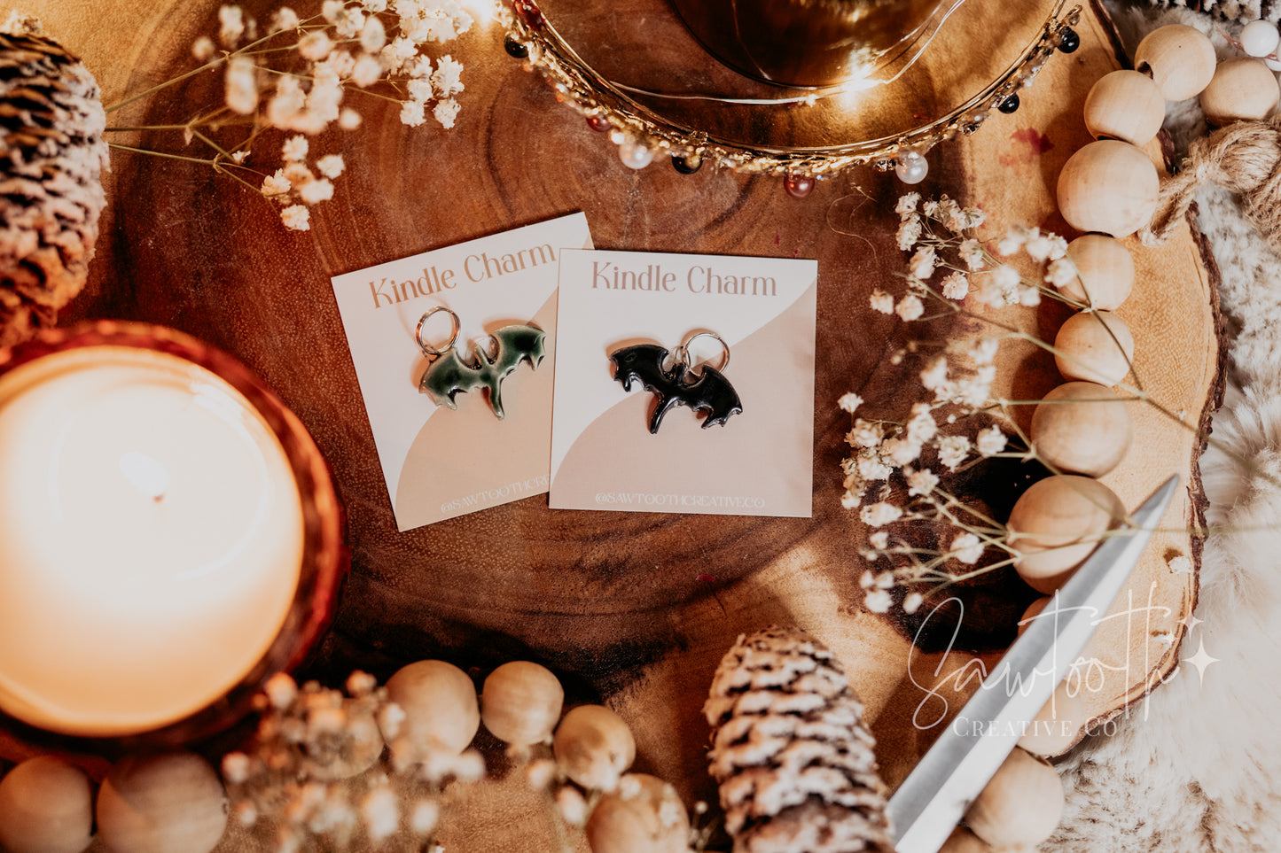 Ceramic Dragon Kindle Charm