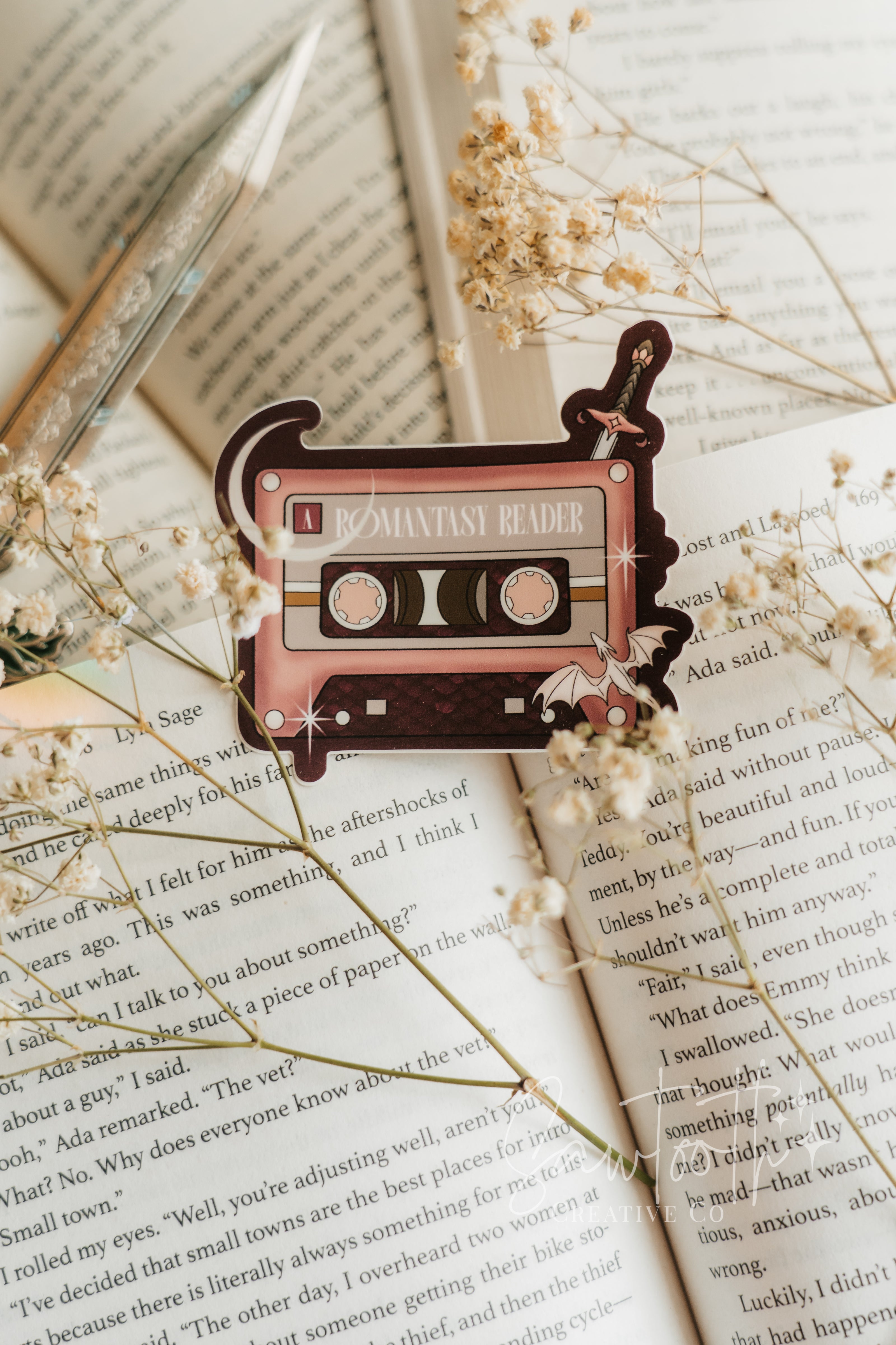 Romantasy Mix Tape Sticker