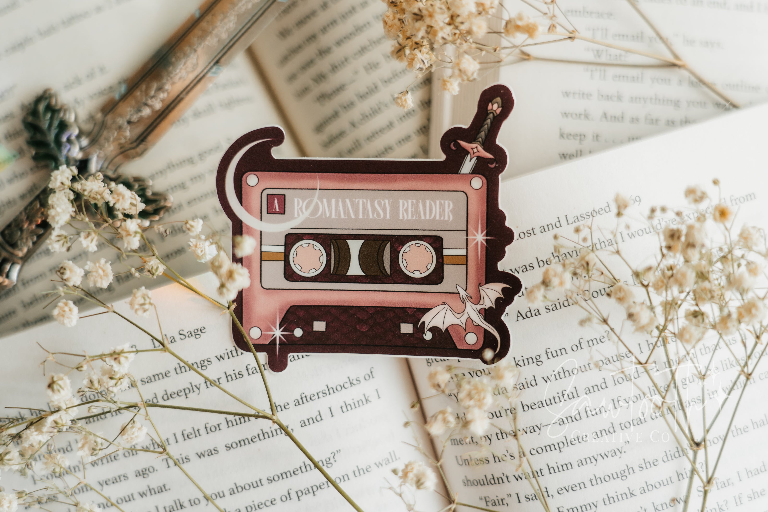Romantasy Mix Tape Sticker