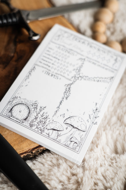 Book Review Sticky Notes - Faerie