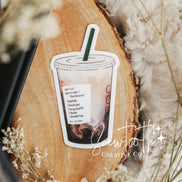 Bookish Coffee Sticker | Fantasy, Mystery, & Dark Romance Coffee Sticker | Kindle Stickers | Books and Coffee