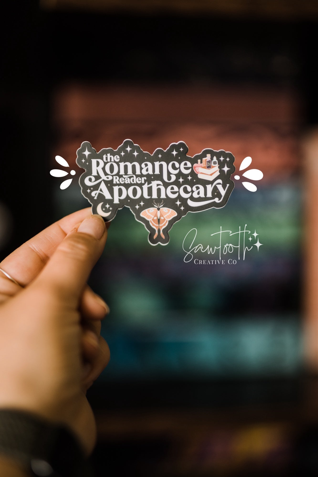 Romance Reader Apothecary Sticker