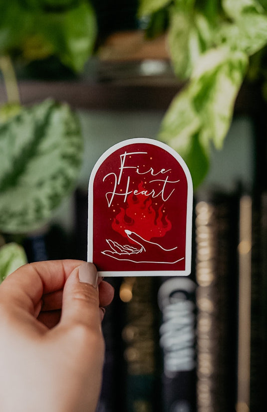 Throne of Glass | Fire Heart Sticker | Bookish Sticker | Sarah J Maas | Kindle Stickers