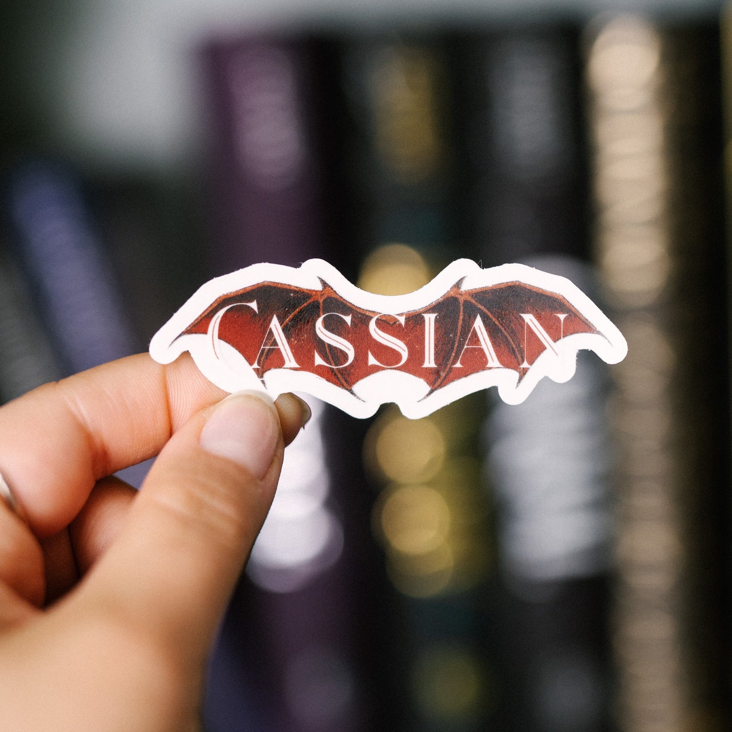 Cassian Sticker *clear* | ACOTAR Sticker | SJM | Bookish Sticker | Kindle Stickers