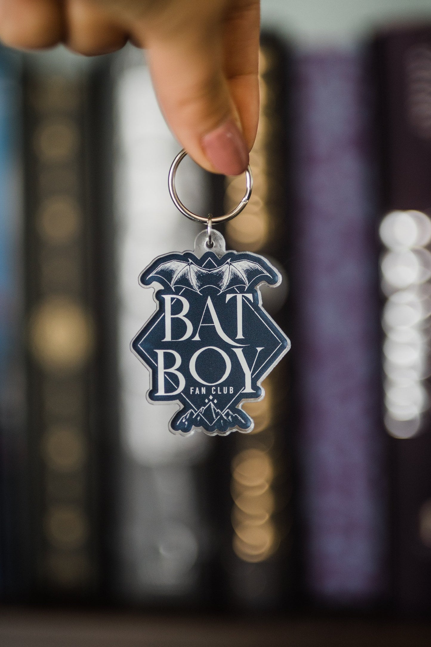 Bat Boy Fan Club Keychain | ACOTAR | SJM | Sarah J Maas | Bookish Keychain | Cassian | Rhysand | Azriel