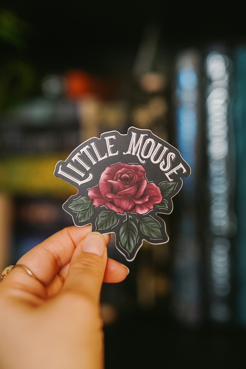 Little Mouse | Dark Romance Sticker | Bookish sticker | Kindle Stickers | Hunting Adeline | Haunting Adeline | Cat & Mouse Duet