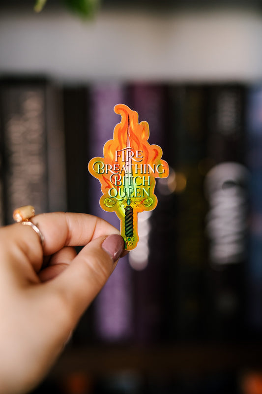 Holographic Throne of Glass Sticker | TOG | Sarah J Maas | Terrasen | Bookish Sticker | Kindle Stickers | Aelin | Fire Queen