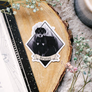 Shadow Pup Sticker | Brutus Sticker | Bookish Sticker | Kindle Stickers