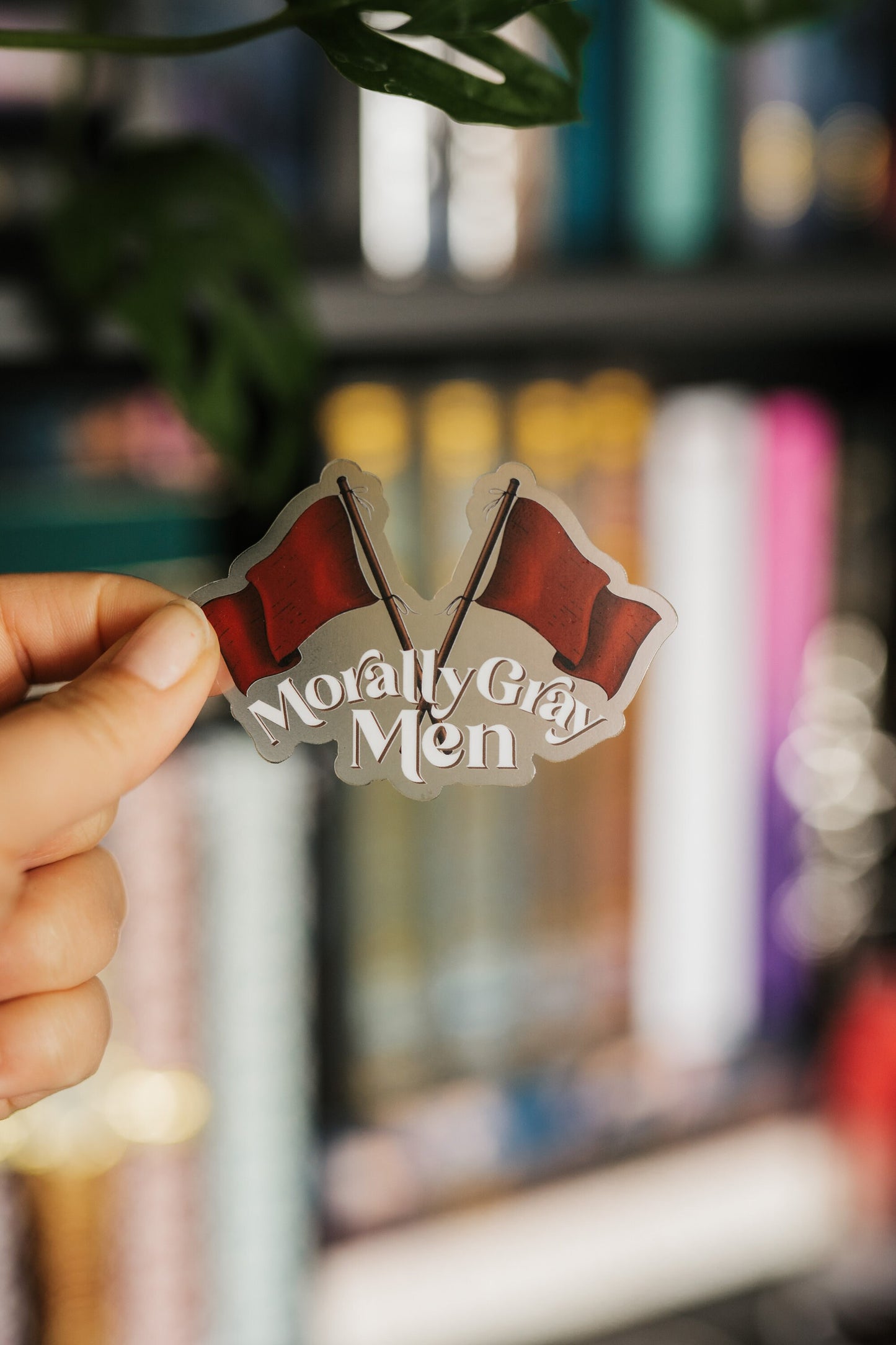 Book Sticker | Bookish Sticker | Morally Gray Men | Red Flag | Dark Romance | Smut Sticker | Kindle Stickers