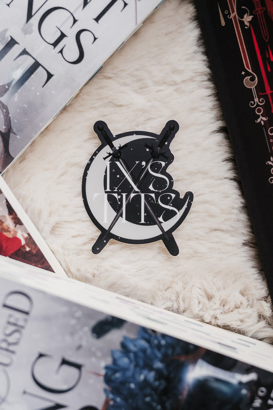 The Serpent and The Wings of Night Sticker | Nightborn Sticker | Crowns of Nyaxia | IX’s Tits | Carissa Broadbent | Kindle Stickers