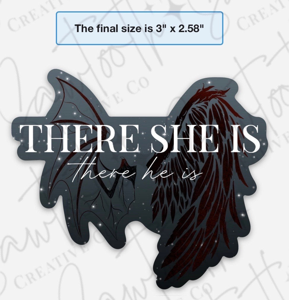 The Serpent and The Wings of Night Sticker | Nightborn Sticker | Crowns of Nyaxia | Carissa Broadbent | Kindle Stickers | There She Is