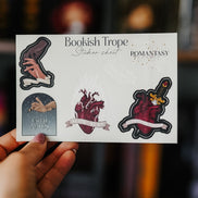Book Trope Sticker Sheet | Bookish Tropes | Slow Burn Sticker | Bookish Sticker | Kindle Stickers