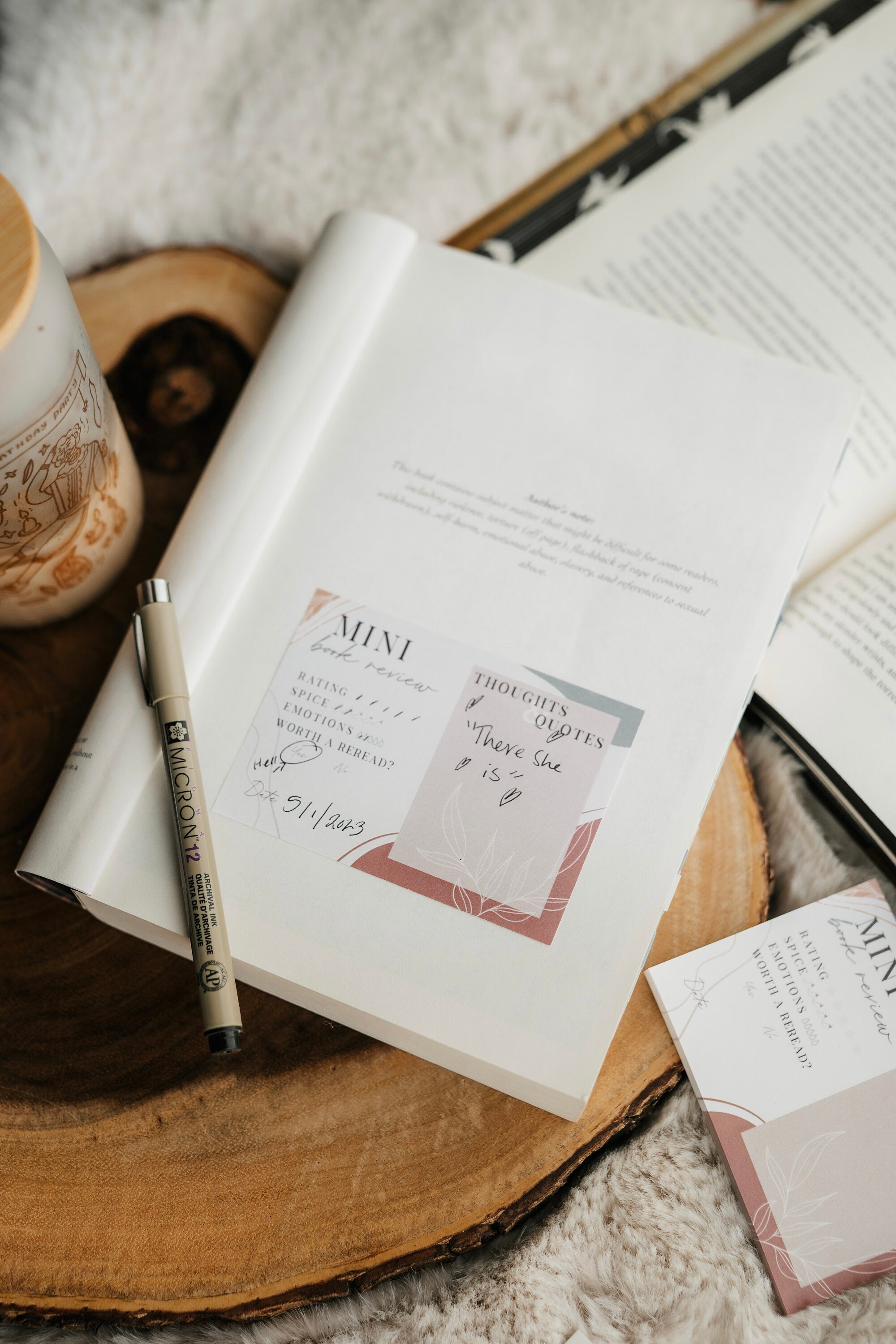 Mini Book Review Sticky Notes