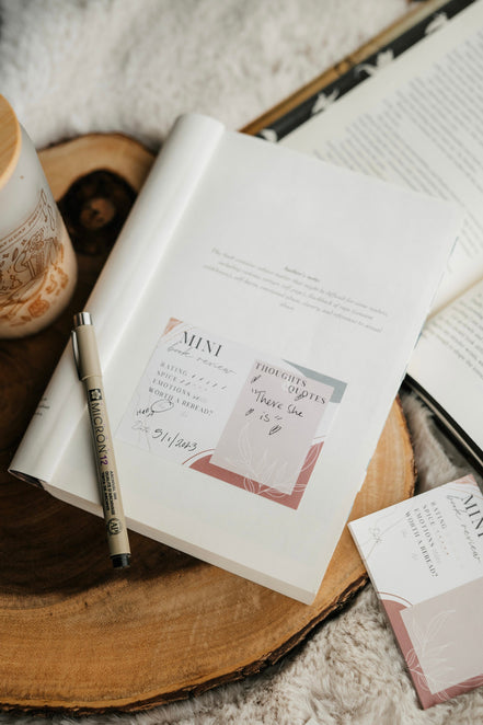 Mini Book Review Sticky Notes