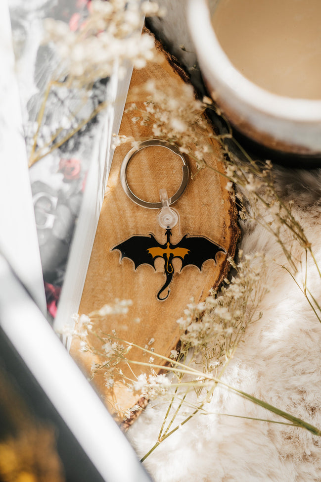 Double Dragon Keychain