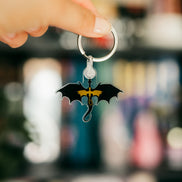 Double Dragon Keychain